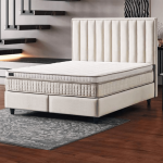 Тапицирана спалня с матрак PERRY LUX 180 x 200 - крем 01