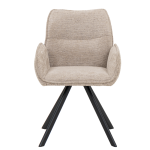 Трапезен стол ULSAN - бежов L64