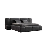 Тапицирана спалня с матрак BUMBY 180 x 200 - сив 13