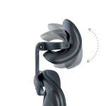 Ергономичен стол Carmen 7591 - черен