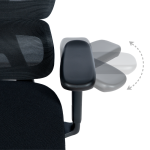 Ергономичен стол Carmen 7591 - черен