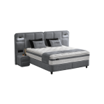 Тапицирана спалня с матрак ATHENA 160 х 200 - сив 13