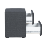 Нощно шкафче за спалня COTTON - графит 501