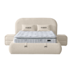 Тапицирана спалня с матрак FABER 120 х 200 - лате 06