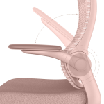 Ергономичен стол BAKU - светлорозов