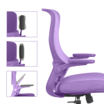 Ергономичен стол BAKU - лилав