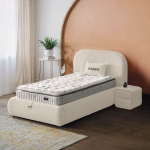 Тапицирано легло с матрак FABER 90 х 200 - лате 06