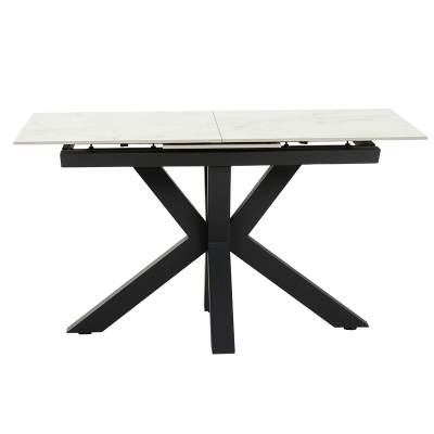 Разтегателна трапезна маса STARGARD - бял гланц