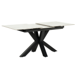 Разтегателна трапезна маса STARGARD - бял гланц