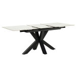 Разтегателна трапезна маса STARGARD - бял гланц