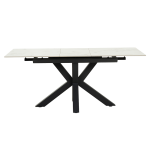 Разтегателна трапезна маса STARGARD - бял гланц