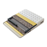 Тапицирана спалня с матрак ASTRA 180 x 200 - перла SY