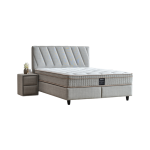 Тапицирана спалня с матрак SIESTA 160 x 200 - сив 02