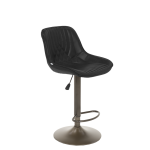 Бар стол PORUS - черно злато