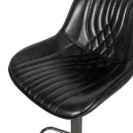 Бар стол PORUS - черно злато