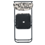 Сгъваем стол SATER - черен-бял