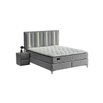 Тапицирана спалня с матрак MINI MOONLIGHT 160 х 200 - сив 620