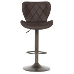 Бар стол DALVEY - тъмнокафяв