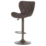 Бар стол DALVEY - тъмнокафяв