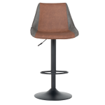 Бар стол GROVE - червен-кафяв