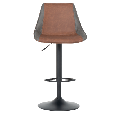 Бар стол GROVE - червен-кафяв