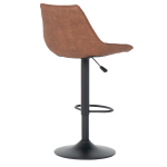 Бар стол GROVE - червен-кафяв