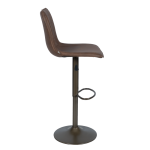 Бар стол LACOVIA - светлокафяв