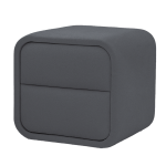 Нощно шкафче за спалня NOVA - сив 18