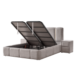 Тапицирана спалня с матрак ALLURE 160 x 200 - крем 020