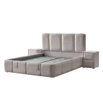 Тапицирана спалня с матрак ALLURE 160 x 200 - крем 020