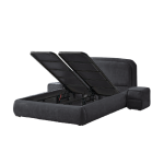 Тапицирана спалня с матрак NOVA 140 х 200 - сив 18