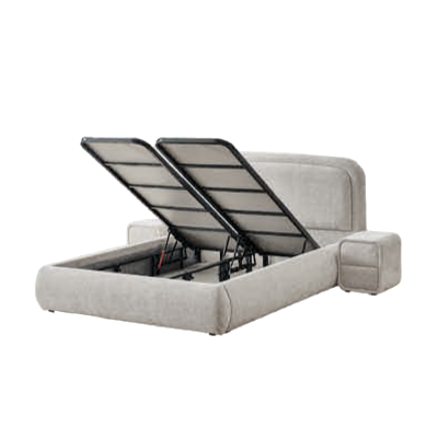 Тапицирана спалня с матрак NOVA 160 x 200 - перла SY