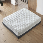 Тапицирана спалня с матрак NOVA 160 x 200 - сив 18