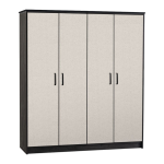 Четирикрилен детски гардероб COSMOS