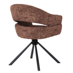 Трапезен стол SACABA - тъмнокафяв