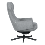 Кресло с табуретка LAMEGO - сивo