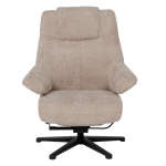 Електрическо масажно кресло с табуретка SINES - крем