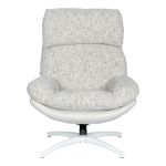 Кресло с табуретка VALONGO - крем