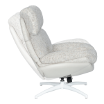 Кресло с табуретка VALONGO - крем