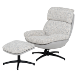 Кресло с табуретка ELVAS - крем