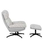 Кресло с табуретка ELVAS - крем