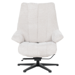 Кресло с табуретка ALFENA - крем