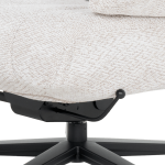 Кресло с табуретка ALFENA - крем