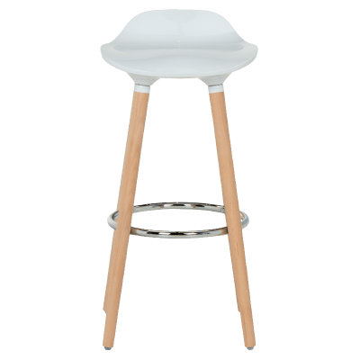 Бар стол LARSA - бял