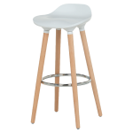 Бар стол LARSA - бял