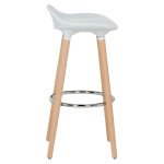 Бар стол LARSA - бял