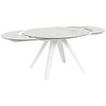 Разтегателна трапезна маса BOLKOW - бял 02