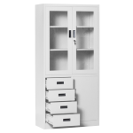 Метален шкаф Carmen CR-1278 J - сив