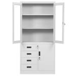 Метален шкаф Carmen CR-1278 J - сив