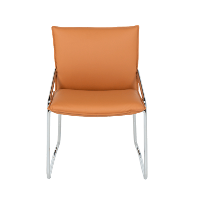 Посетителски стол Carmen 1144 - оранжев